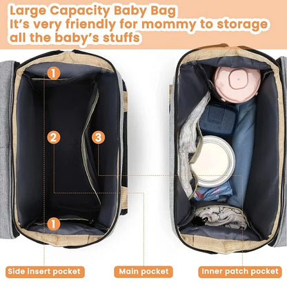 Mommy Bag Folding Baby Bed